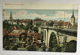 ALTE ANSICHTSKARTE BERN NYDECK-BRÜCKE