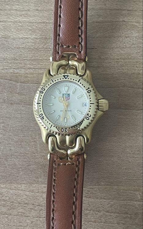 1987 TAG Heuer 200m Referenz S94 408C mini Damen Uhr (Gebraucht) in