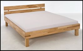 Bettgestell aus Eiche massiv, 140x200cm NEU originalverpackt