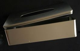 Metallboxe für Kosmetiktücher (Kleenexspender) / NEU