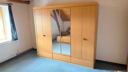 Schlafzimmer-Set komplett – Bett, Kleiderschrank & Kommode