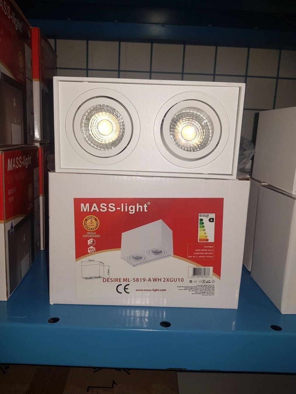 Lampadari & plafoniere: DESIRE WEISS 2XGU10 40W – Nuovo e nell'imballaggio originale da Altendorf venduto da Anddus-light 1