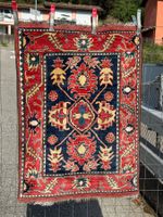 Ghazni 117x82cm Teppich handgeknüpft