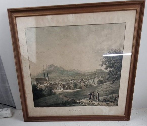 Incisioni: Alter Stich von Luzern von 1826 – Usato da Flums venduto da Flumsantik 4