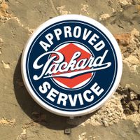PACKARD SERVICE LED Leuchtreklame Vintage Style