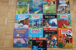 13 Stück SPIROU & FANTASIO Comicalben in deutscher Sprache