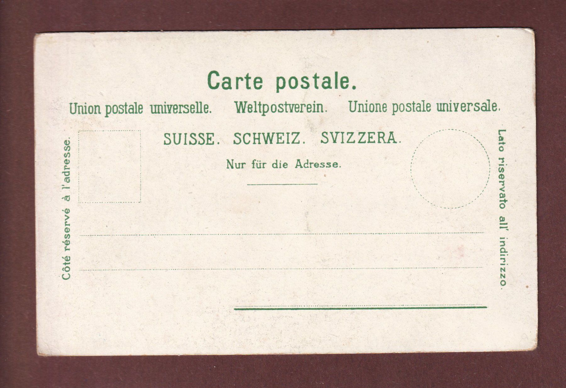 Cartes postales: ADOLF MENZEL - Litho Künzli – D'occasion à Pully par nicecards-shop 1