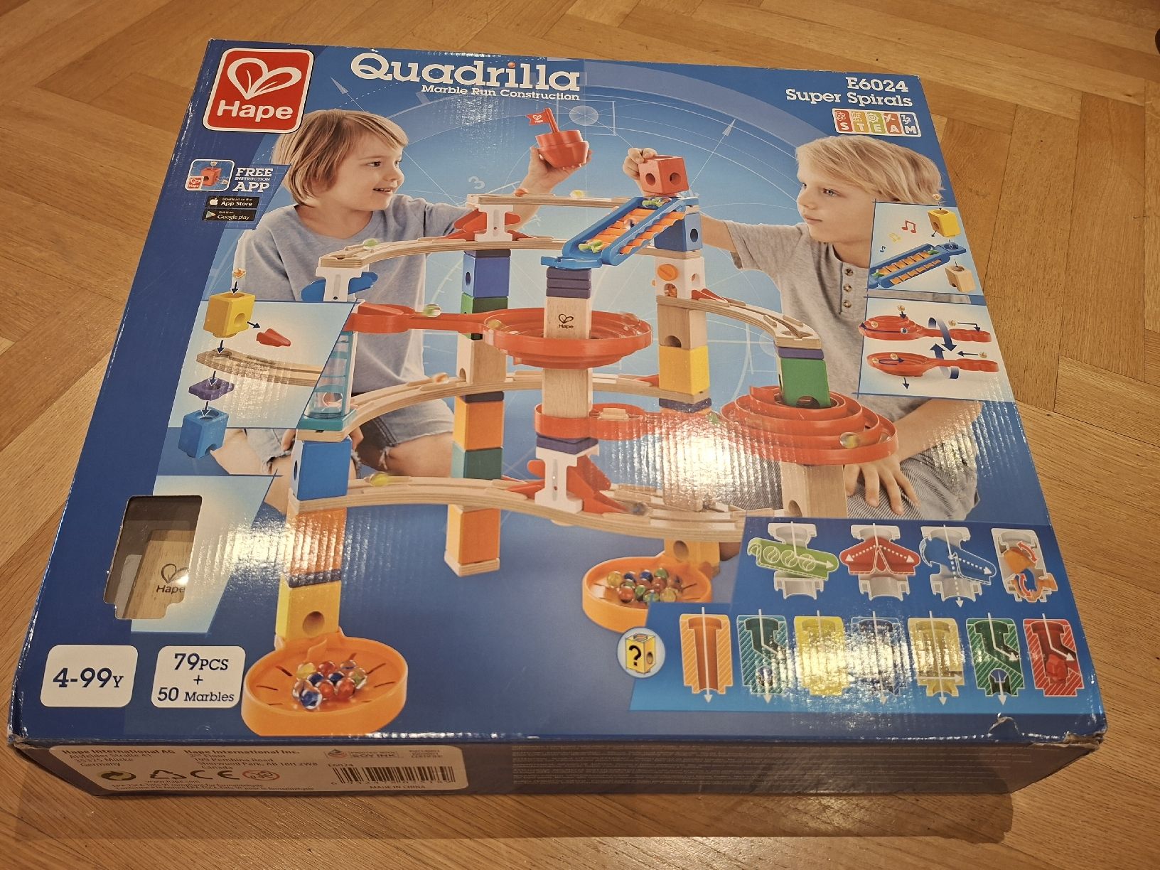 Hape Giocattoli: Hape Quadrilla Marble Run Set - Super Spirals E6024 Toy – Nuovo (secondo la descrizione) da Zürich venduto da Lolaad