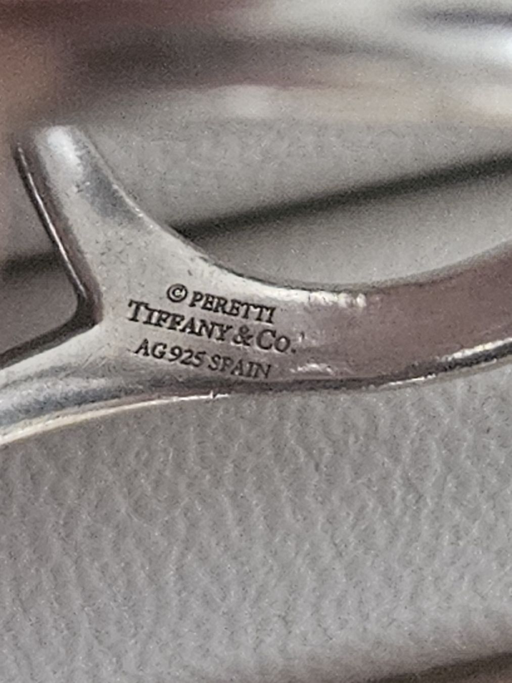 Tiffany & Co. Anelli: Tiffany & Co. Silber Ring Open Heart NP 630 100% Original – Usato da Binningen venduto da lieblingsstyle 4