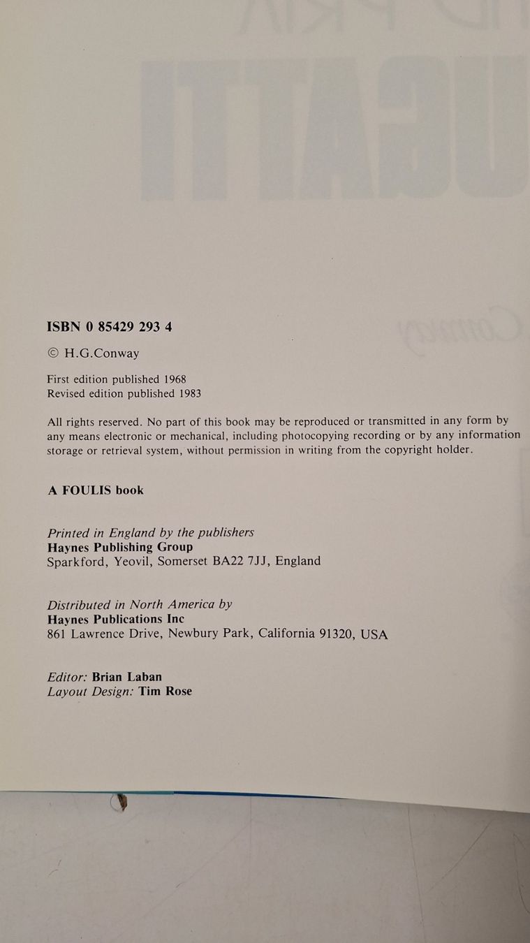 Libri: GRAND PRIX BUGATTI – Usato da Niederbipp venduto da Stabi0 2