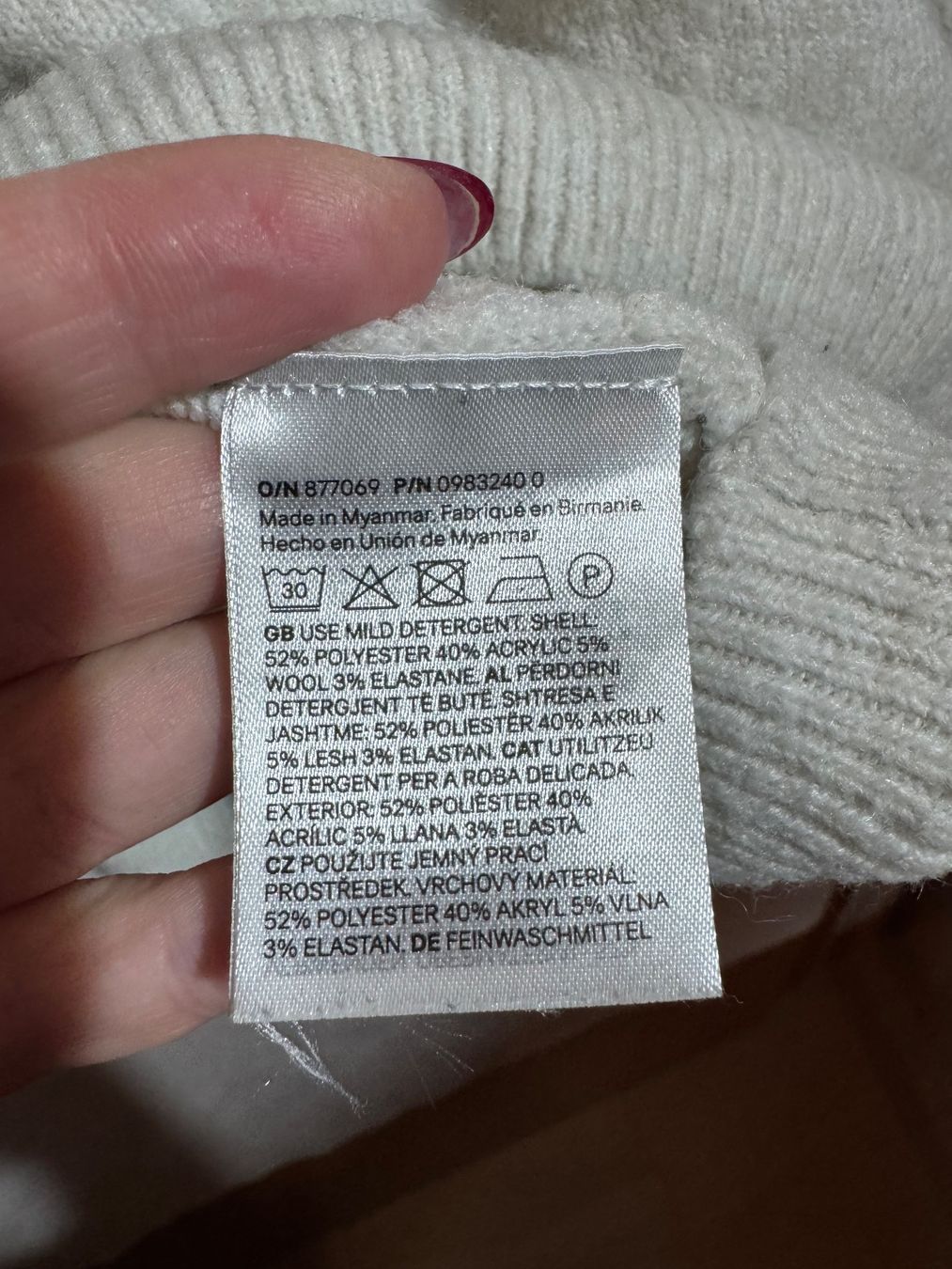 H&M Pulls & Sweat-shirts: Weisser Pullover von H&M Gr. XL – D'occasion à Grosswangen par second_hand_dress 2