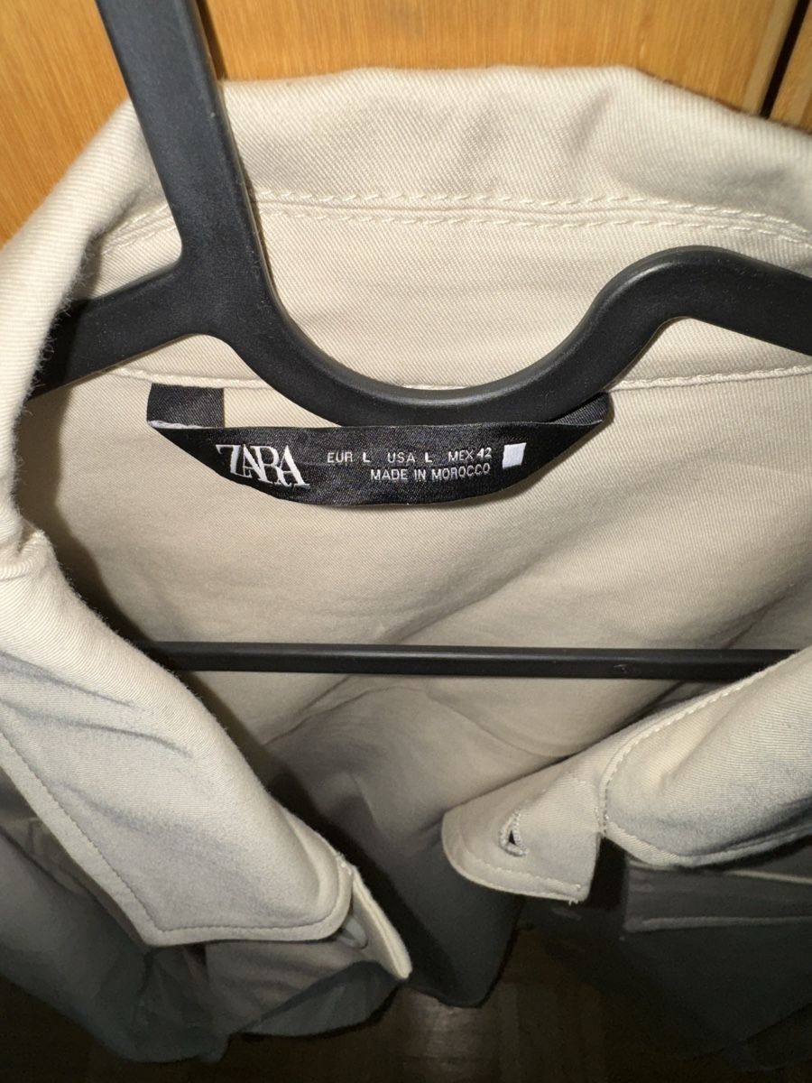 Zara Camicie: Zara Jacke Beige, Grösse L – Nuovo (secondo la descrizione) da Basel venduto da DavideCalla 2