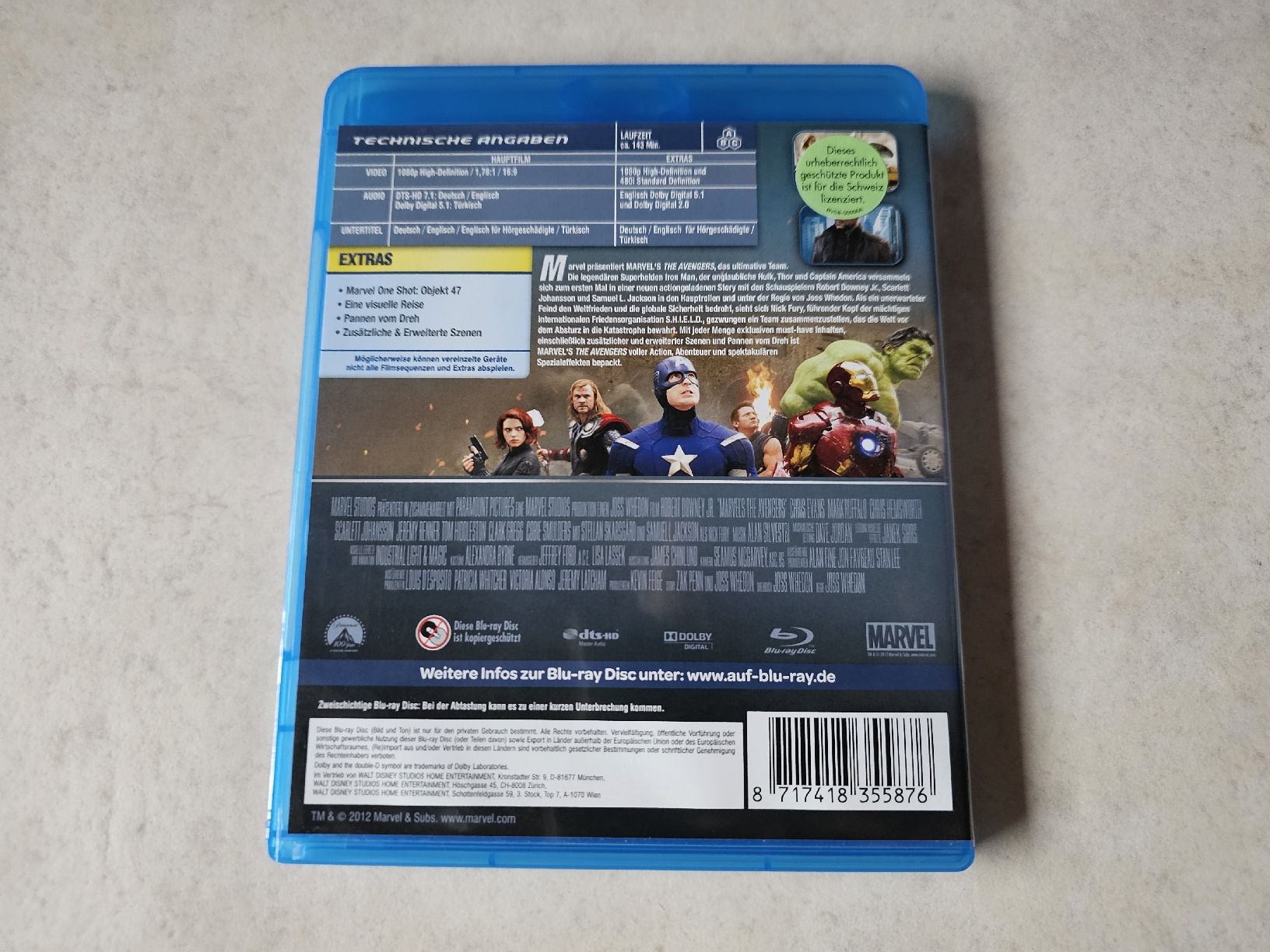 Tutti i DVDs: The Avengers  /  Bluray – Usato da Schneisingen venduto da backstore24 1