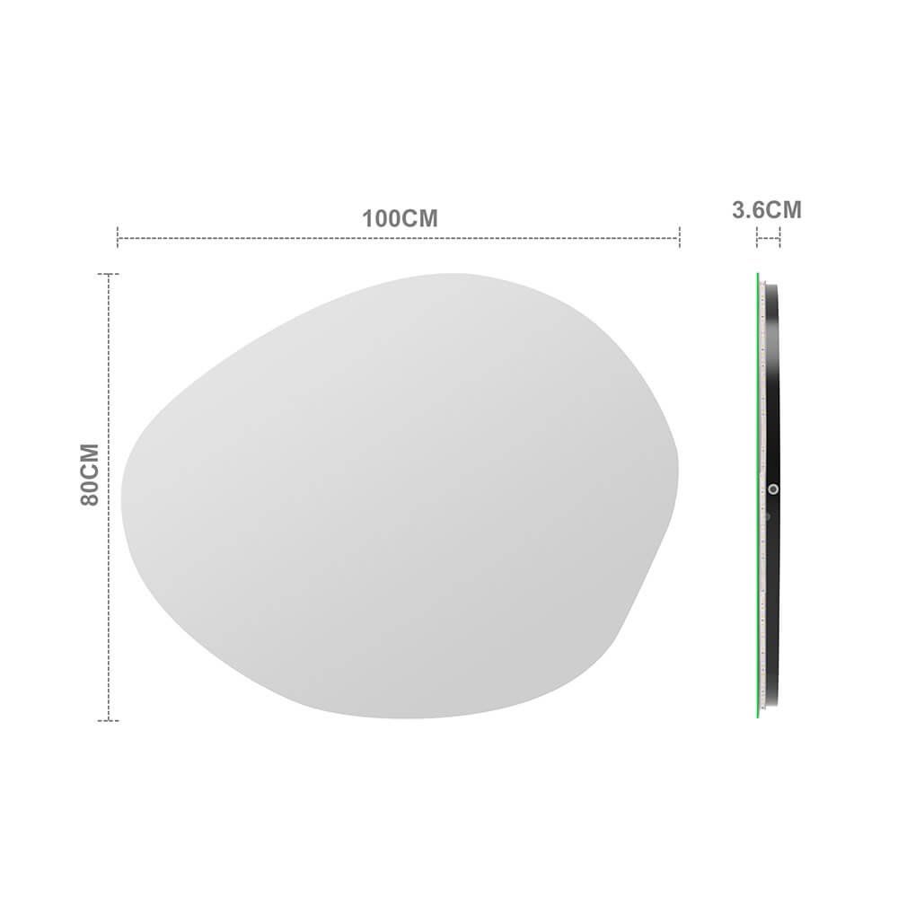 Specchi: LED-Spiegel Asymmetrisch MAYA - 80x100cm – Nuovo e nell'imballaggio originale da Wallenwil venduto da toesstal-vertrieb 5