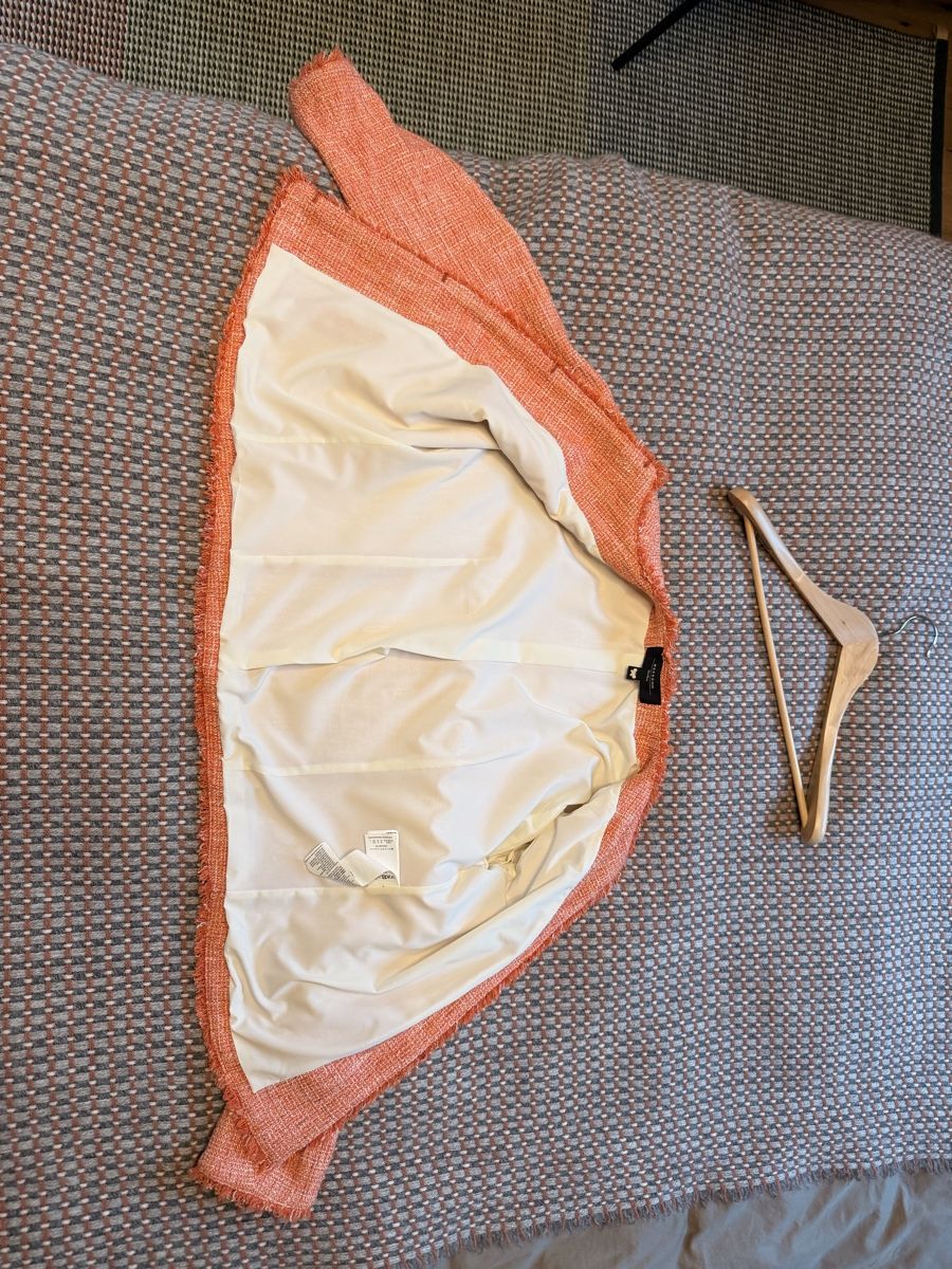 Max Mara Jacken: Weekend Max Mara Orange Tweed Jacket Size 42 NEW – Neu (gemäss Beschreibung) aus Männedorf von iza04 7