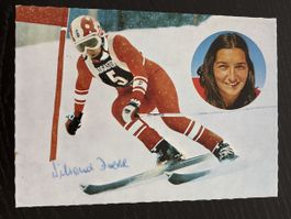 Autogrammkarte Wiltrud Drexel Bronze WM 1974