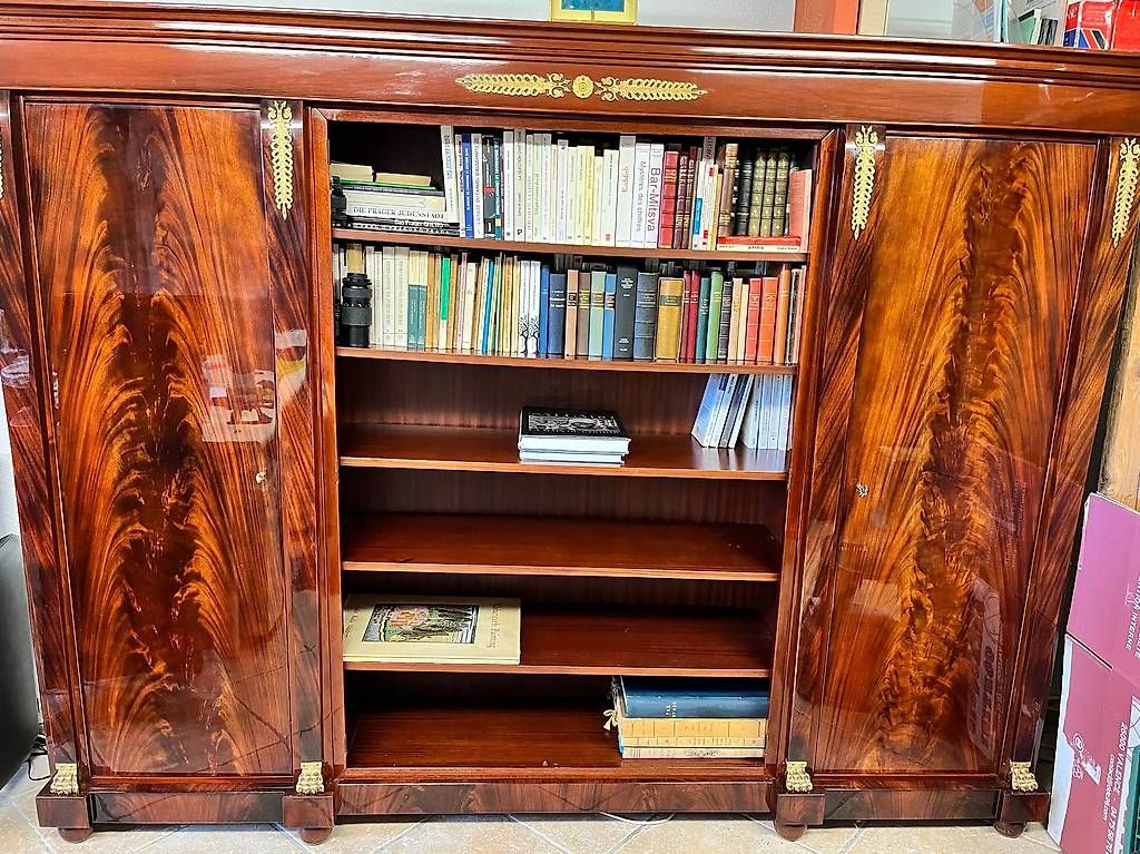 ARMOIRE-BIBLIOTHEQUE EMPIRE ACAJOU FLAMME (Gebraucht) in PULLY für CHF ...
