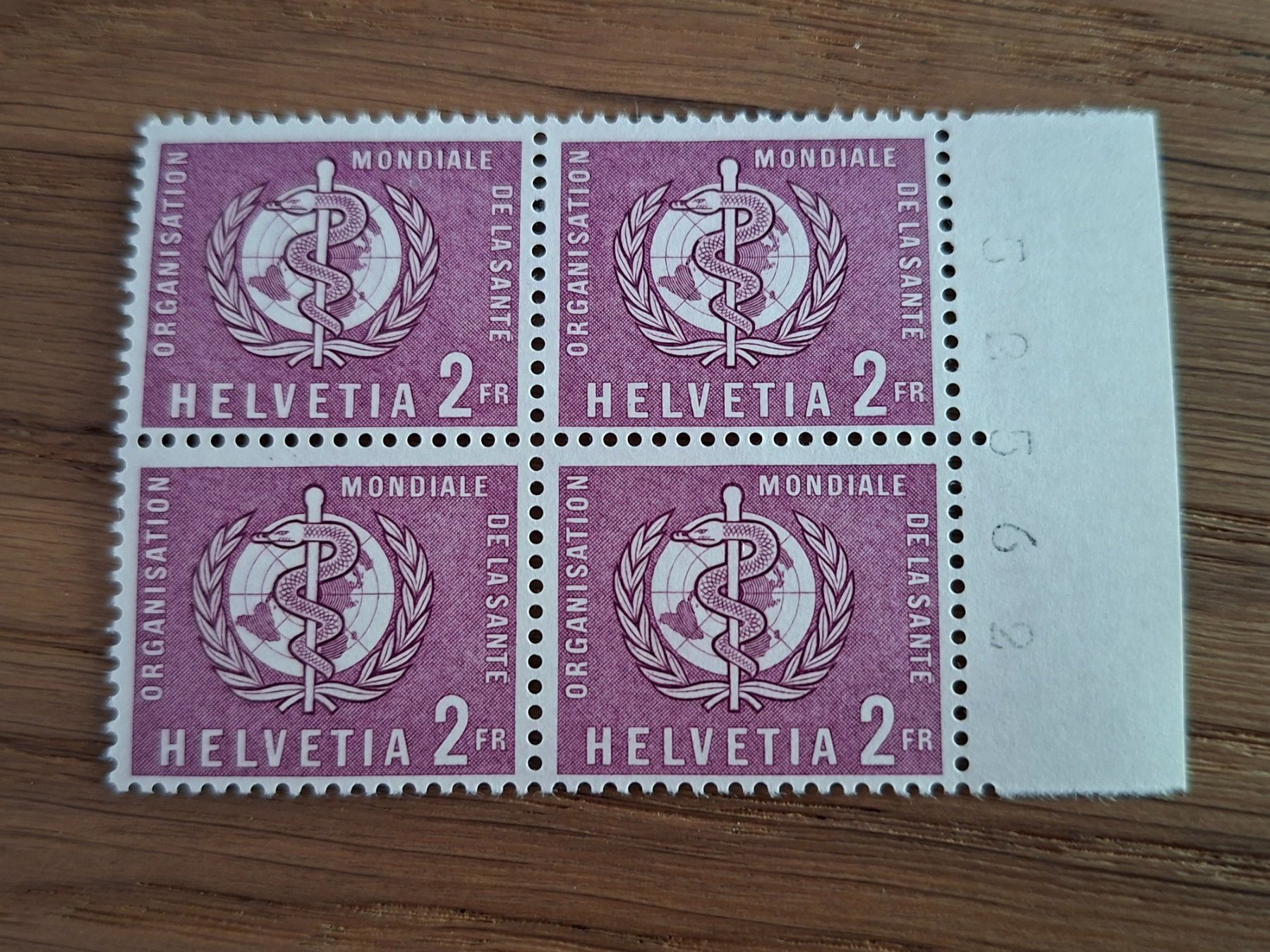 Tutti i francobolli: Dienstmarken: 4er Blocks. OMS – Nuovo (secondo la descrizione) da Hinterkappelen venduto da 1399 5