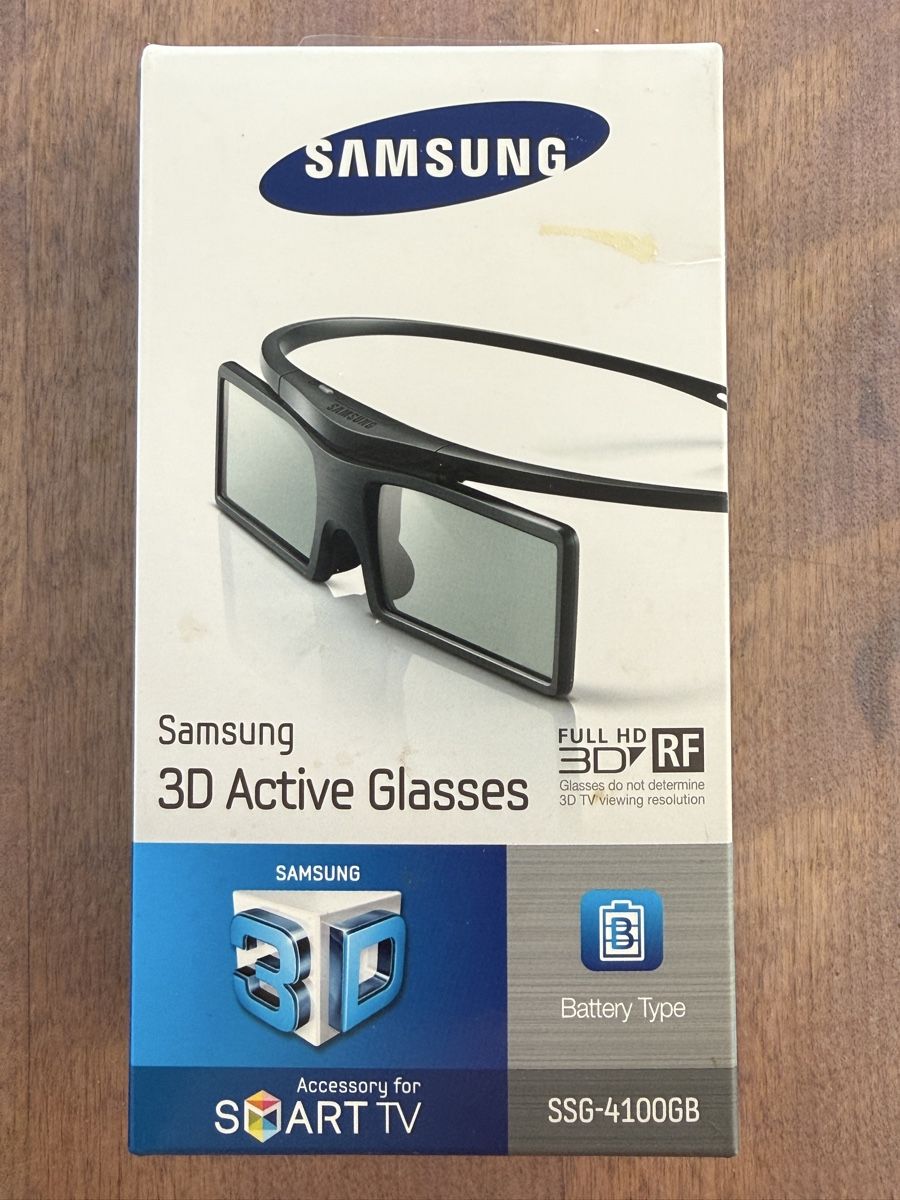 Occhiali & Lenti: Samsung 3D Active Glasses SSG-4100GB neu versiegelt – Nuovo (secondo la descrizione) da Zürich venduto da wiedese