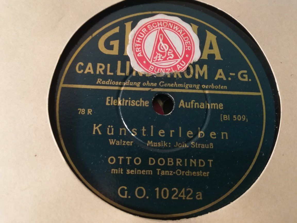 Dischi in vinile: Schallplatte Schellack Orchester Dobrindt – Usato da Schaffhausen venduto da Bbbaloo