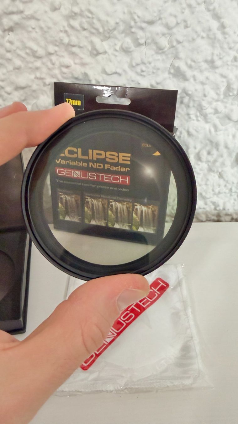 Filtri: Fotofilter: GenusTech Eclipse Variable ND Fader 72–77mm – Usato da Auenstein venduto da EW89 1