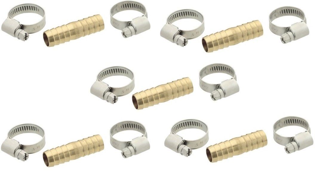 Gardena Unità & Adattatore: Schlauchverbinder aus Messing  5 Stück – Nuovo e nell'imballaggio originale da Humlikon venduto da GX30 1