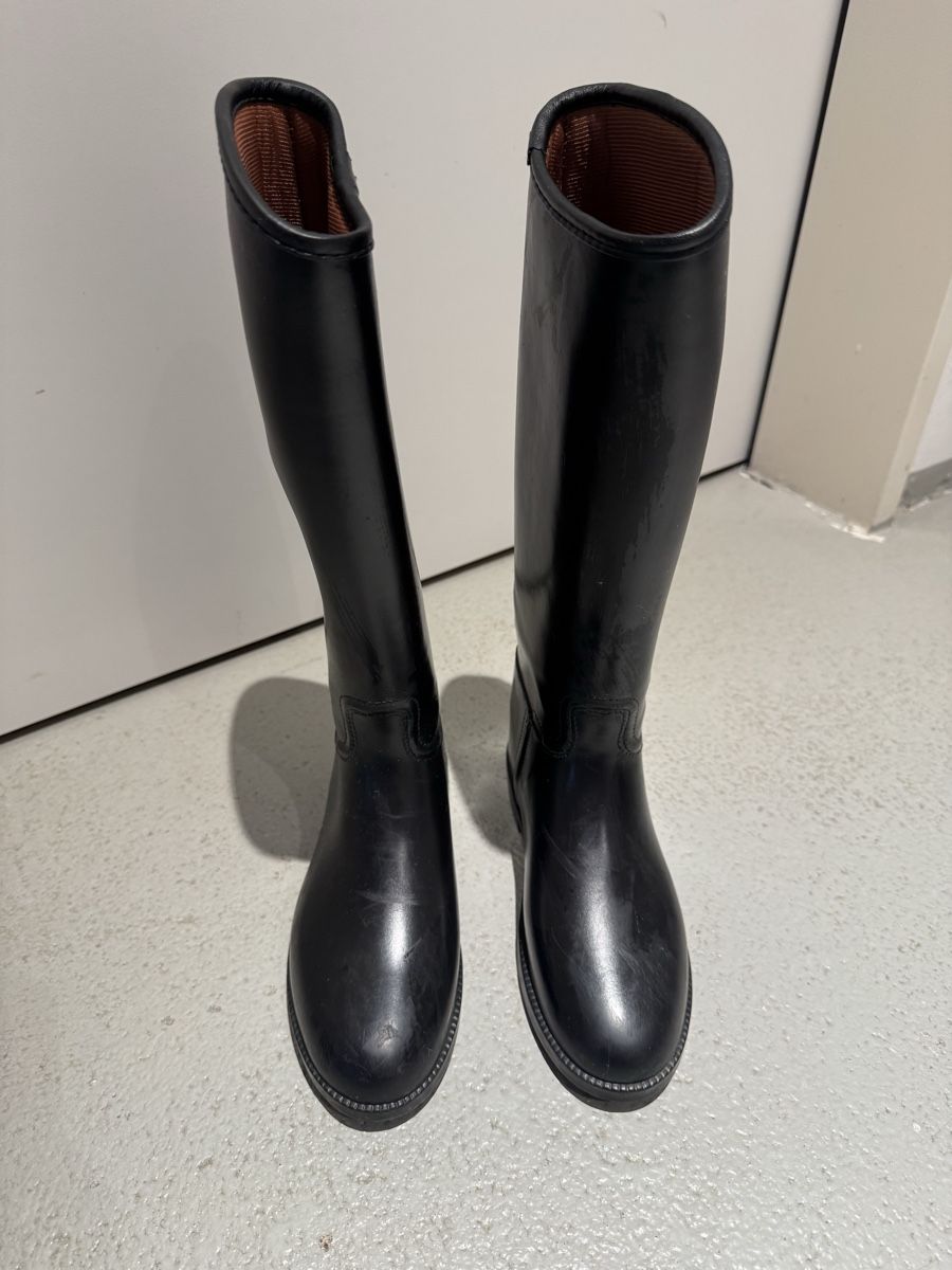 Herrenschuhe: Reitstiefel schwarz Grösse 33  – Gebraucht aus Freidorf TG von sito75