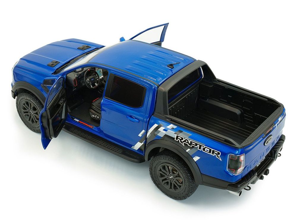 Ford Ranger Raptor Pick-Up Baujahr 2024 blau 1:18 Solido (Neu und ...