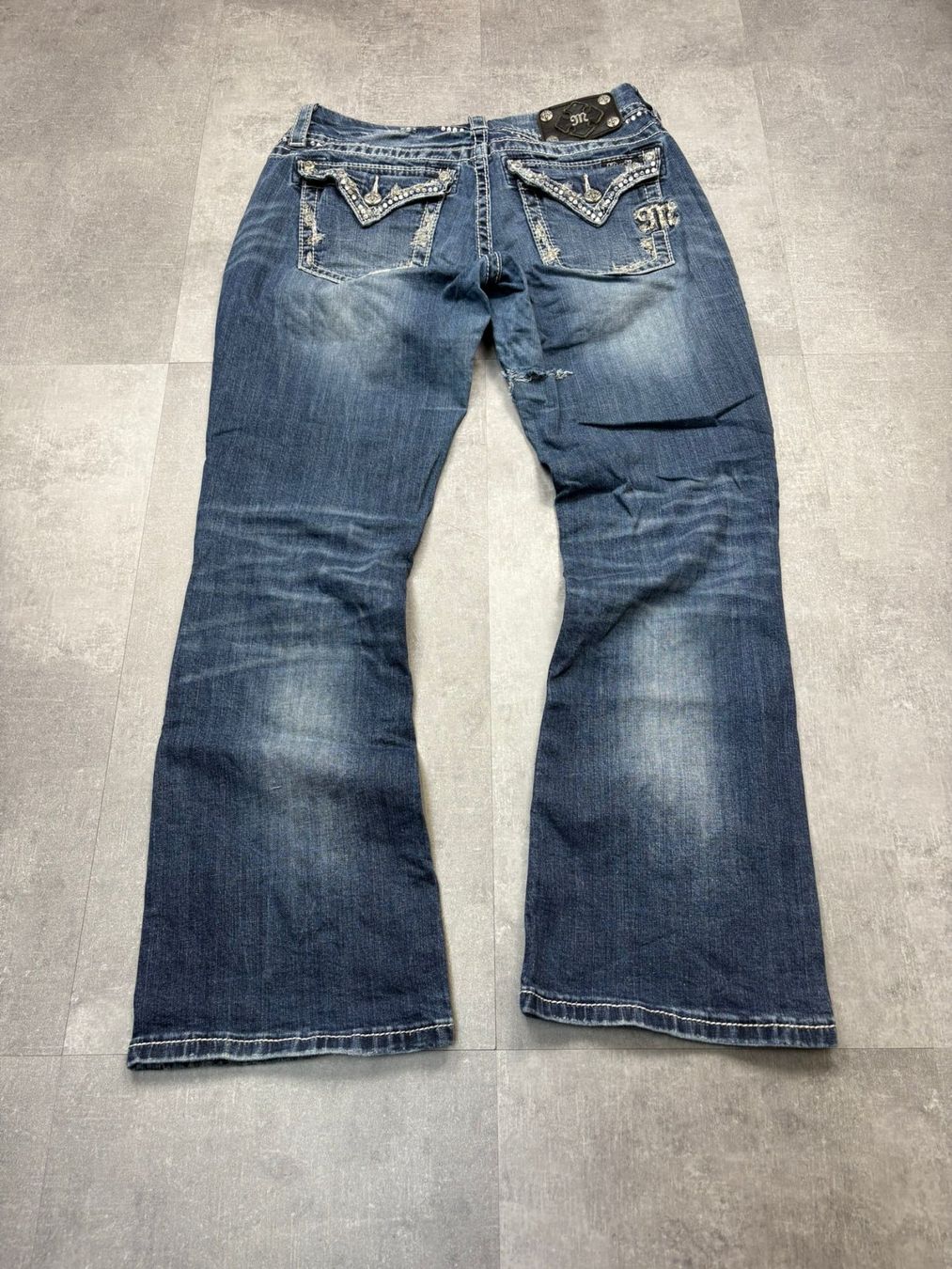 Jeans: Miss Me Bootcut Flared Jeans - Grösse L/29 – Usato da Werdenberg venduto da hase.vintage 1
