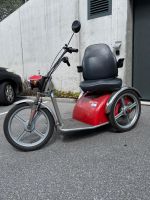 Elektroroller Classic rot guter Zustand 3-Rad, 12 km/h