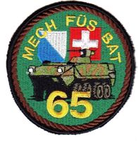 Badge Mech Füs Bat 65 braun