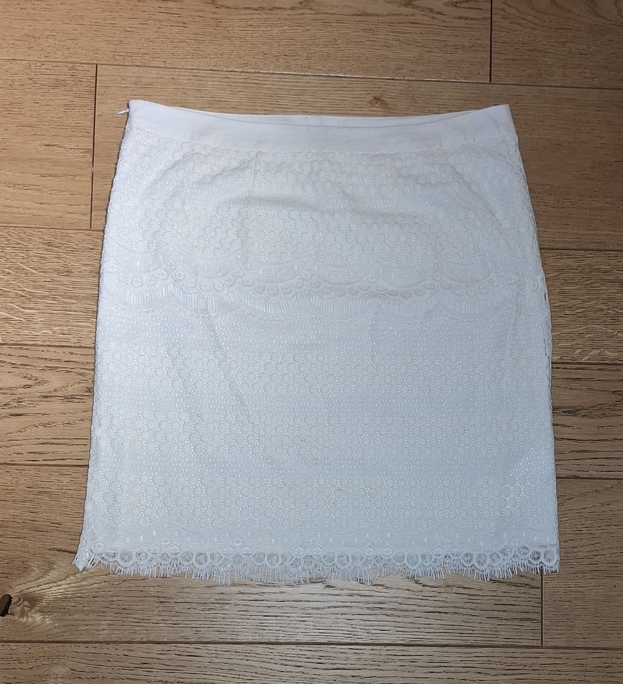 Promod Gonne: Jupe blanche dentelle Promod T. 40 – Usato da Jussy venduto da lia_sb7q