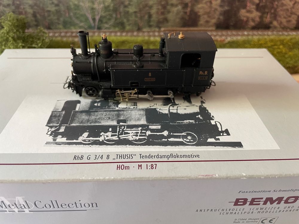 BEMO RhB G 3/4 8 THUSIS Dampflok | Kaufen auf Ricardo