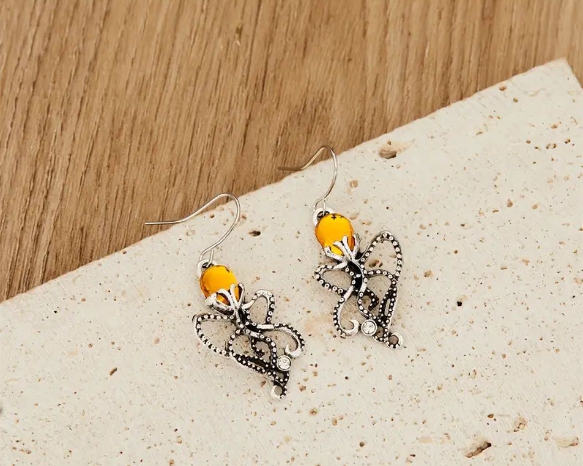 Ohrringe & -stecker: Ohrringe Octopus – Neu (gemäss Beschreibung) aus Gams von Mariawicca 3