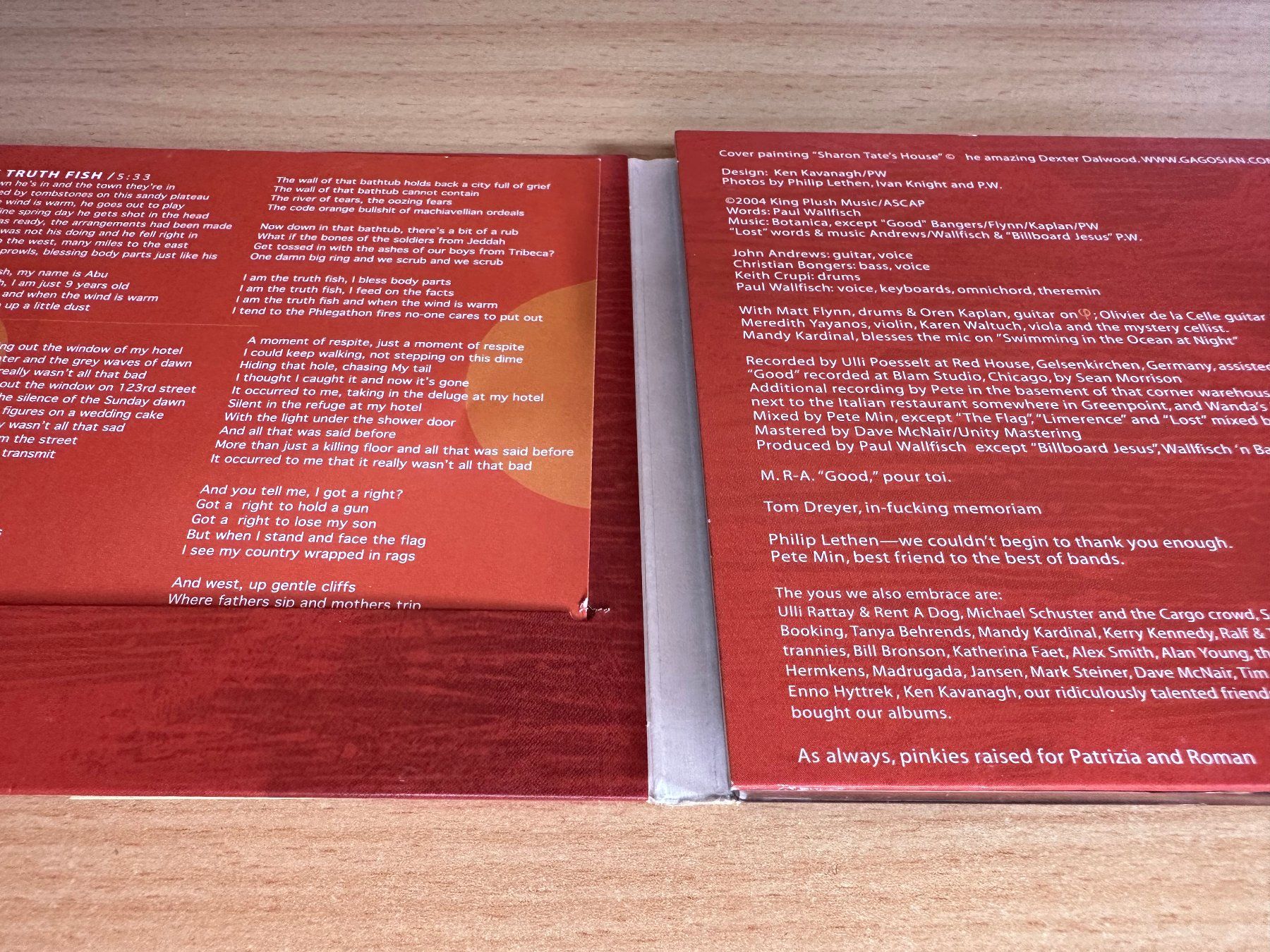 CD: Botanica – Vs. The Truth Fish – Usato da Rikon im Tösstal venduto da Alpenmutz 2