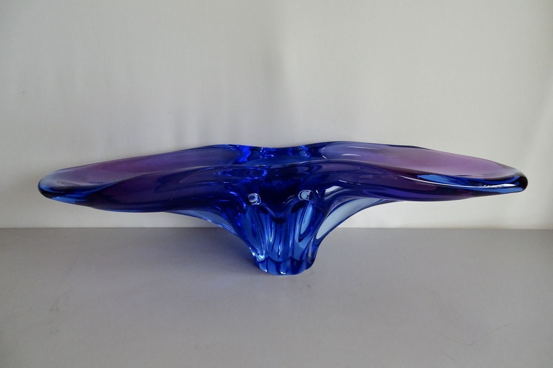 Murano Ciotole: grosse 50er Jahre Murano Glasschale – Usato da Lüchingen venduto da Eeizo