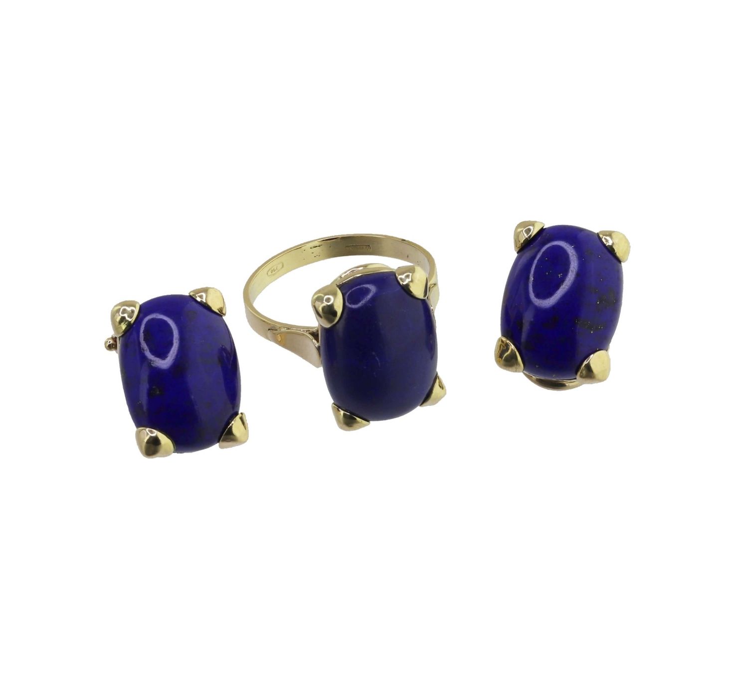 Autres bijoux: Lapis Lazuli Ring & Ohrringe – D'occasion à Zürich par Vintage-Jewellery 1