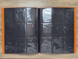 Album rangement pour cartes de collection Orange 360 cartes