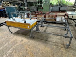 057 Transportwagen 7Stk. B=150cm T=70cm H=49cm aus Liq.