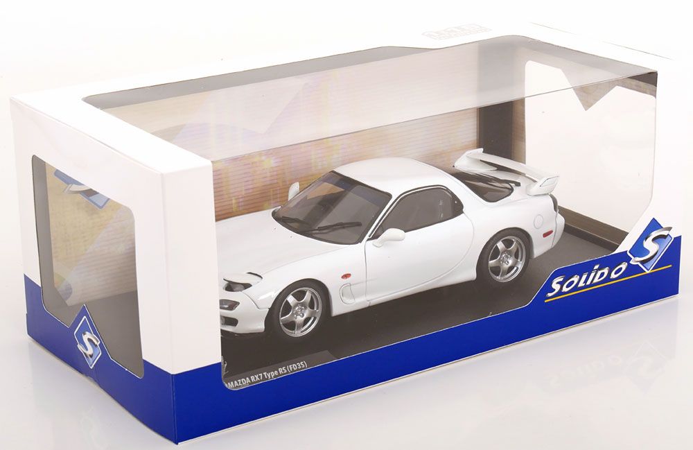 Airstream Modellini d'auto: MAZDA RX7 TYP RS FD3S 2001 WEISS 1:18 SOLIDO – Nuovo e nell'imballaggio originale da Suhr venduto da Moebelsiralfred 4
