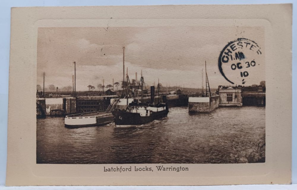 Uralt Latchford Locks, Warrington, St.Chester und Warrington Kaufen