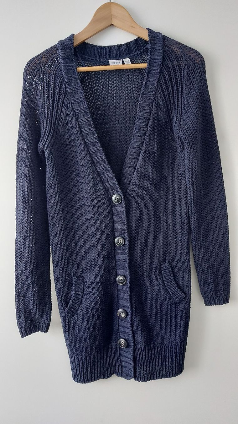 Esprit Jacken: ESPRIT Strickjacke/Cardigan - Gr. S/M - dunkelblau – Gebraucht aus Pfäffikon ZH von siae