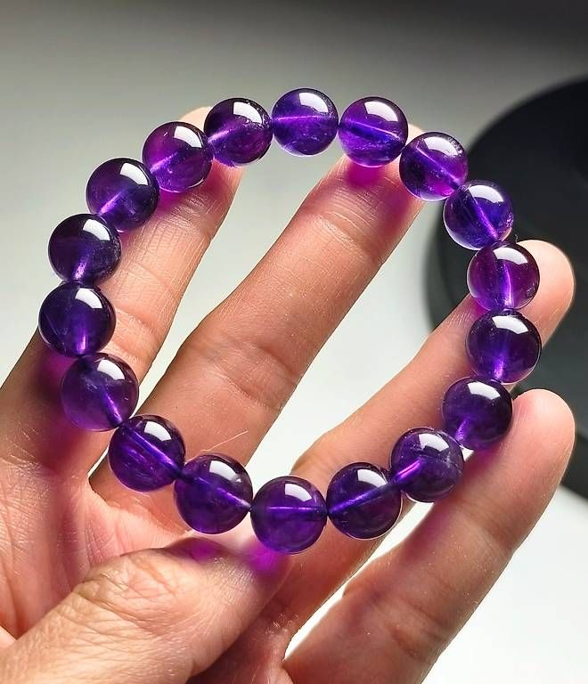 Bracciali & Braccialetti: Bracelet en améthyste naturelle 10mm – Usato da Ursy venduto da tan_8qdl