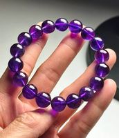 Bracelet en améthyste naturelle 10mm