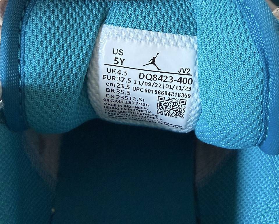Jordan Scarpe per ragazzi: Nike Jordan Air 1 Mid Aquatone 37.5 – Usato da Adliswil venduto da Nisli88 2