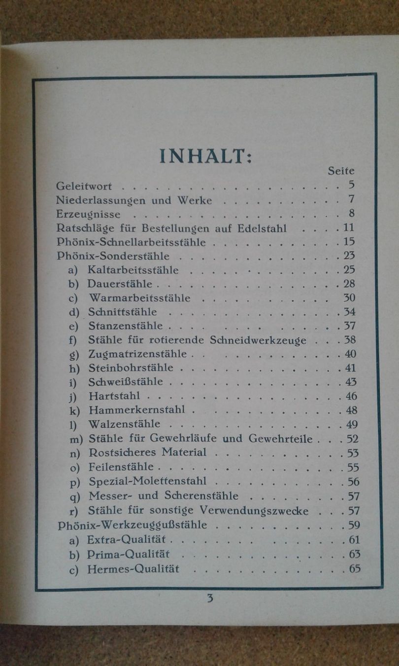 Libri: Schoeller Bleckmann Phönixstahl – Usato da Lausanne venduto da LasloH 2