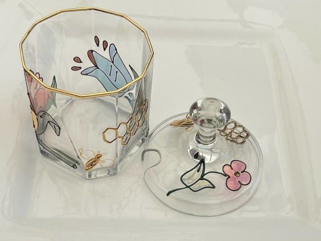 Altom Design Zuckerdose Mit Deckel 270ml - Glas Aufbewahrung Transparent