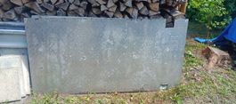 Alu Riffelblech 5/6.5mm 100x200cm schwarz gespritzt