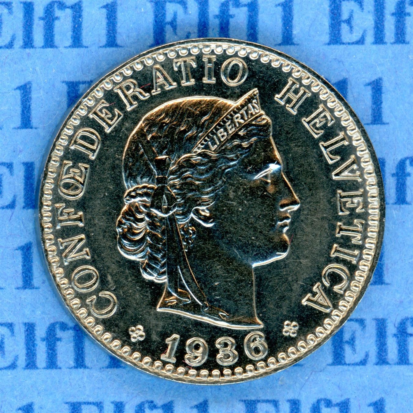 Tutti le monete: CHF___0.20 1936 unz 20 Rappen – Nuovo (secondo la descrizione) da Widnau venduto da Elf11