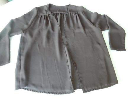 schwarzes durchsichtiges Jäckchen M Jacke Bluse Party